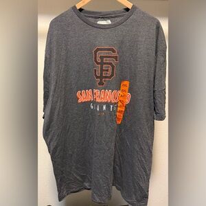 Majestic Charcoal T-Shirt 2XL San Francisco Giants